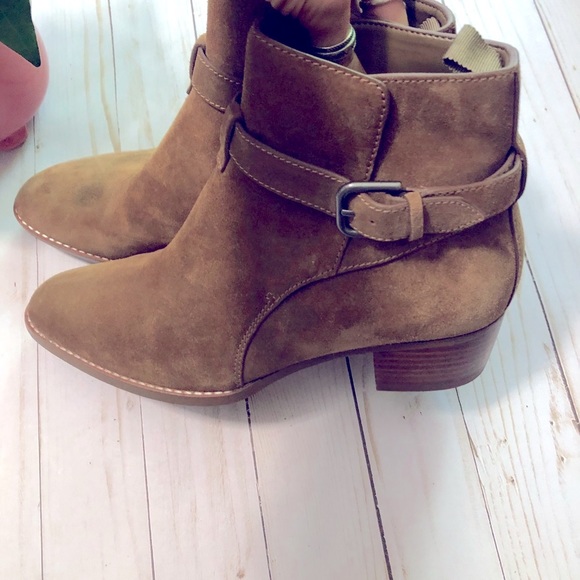 Marc Fisher Shoes - Marc Fisher Boho Ankle Boots Boho Buckle Brown